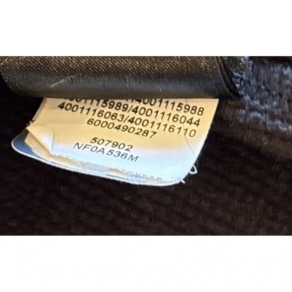 The North Face Mens Medium Windwall Full Zip Fleece Black Jacket